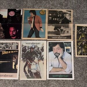 (7) Billy Joel Root Beer Rag Newsletters